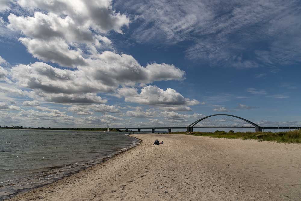 die Fehmarnsundbrücke, das Wahrzeichen von Fehmarn