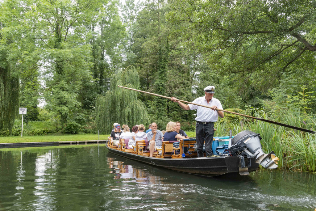 typischer Spreewald-Kahn