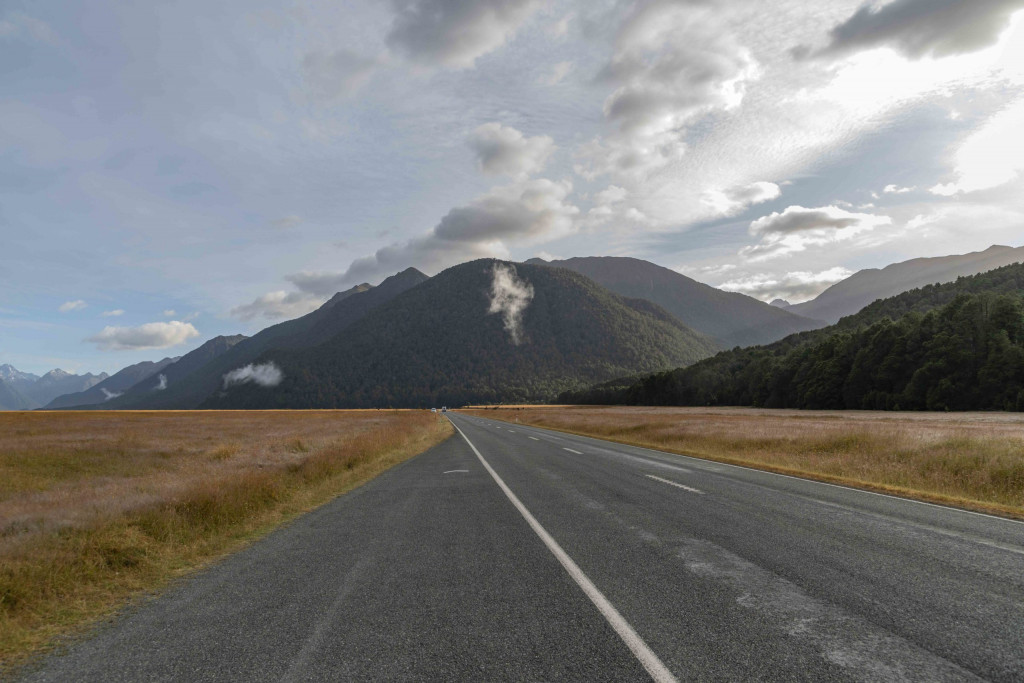 Straße zum Milford Sound