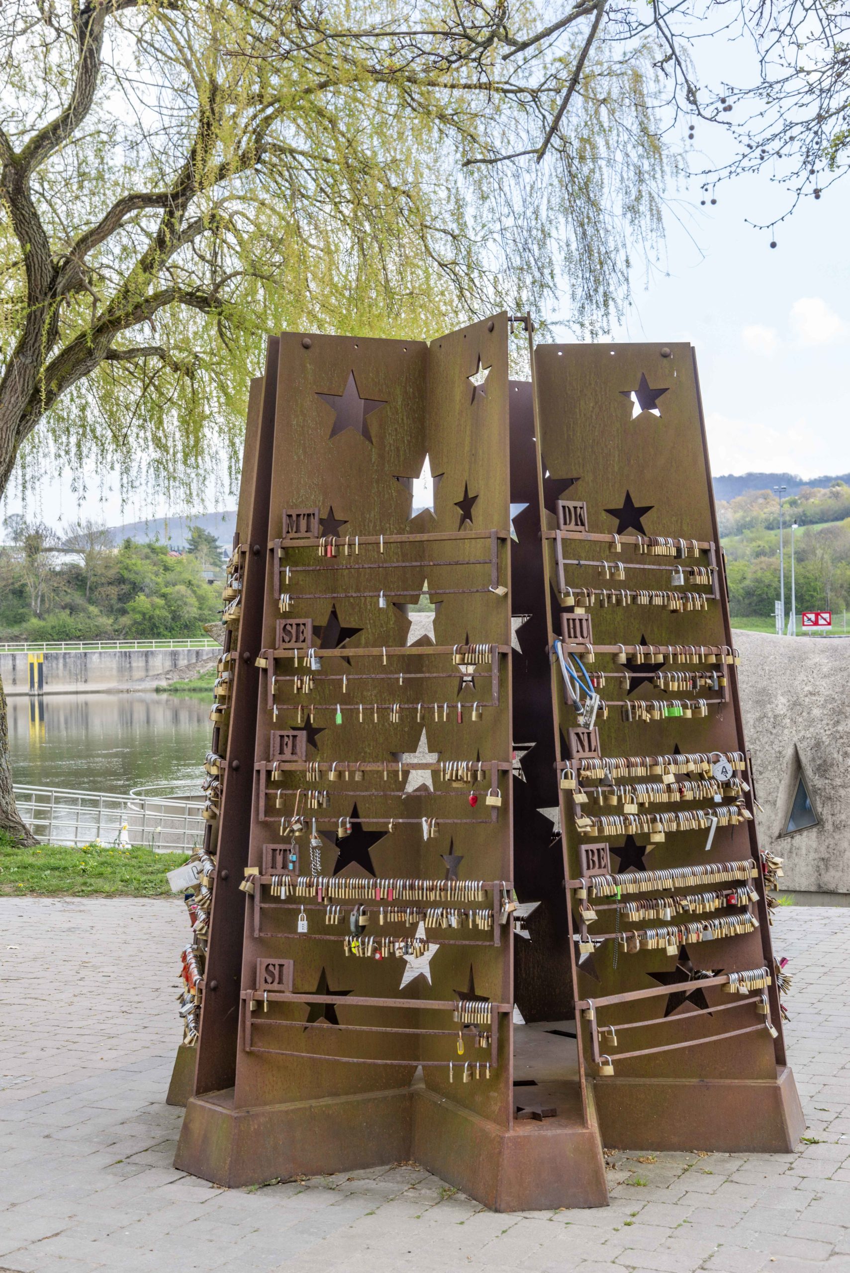 Skulptur "Ein Schloss für Schengen"