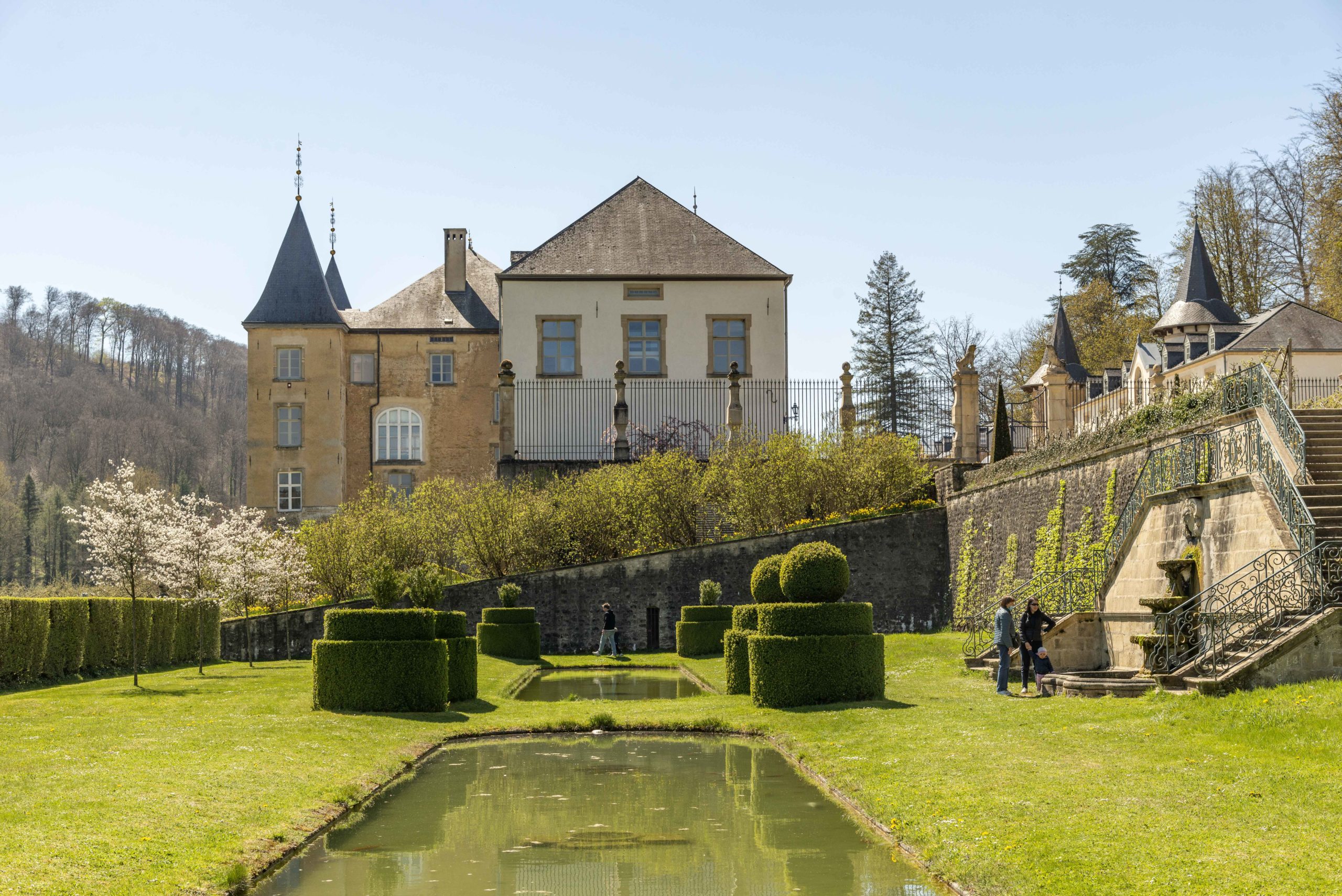 Schlossgarten in Ansembourg