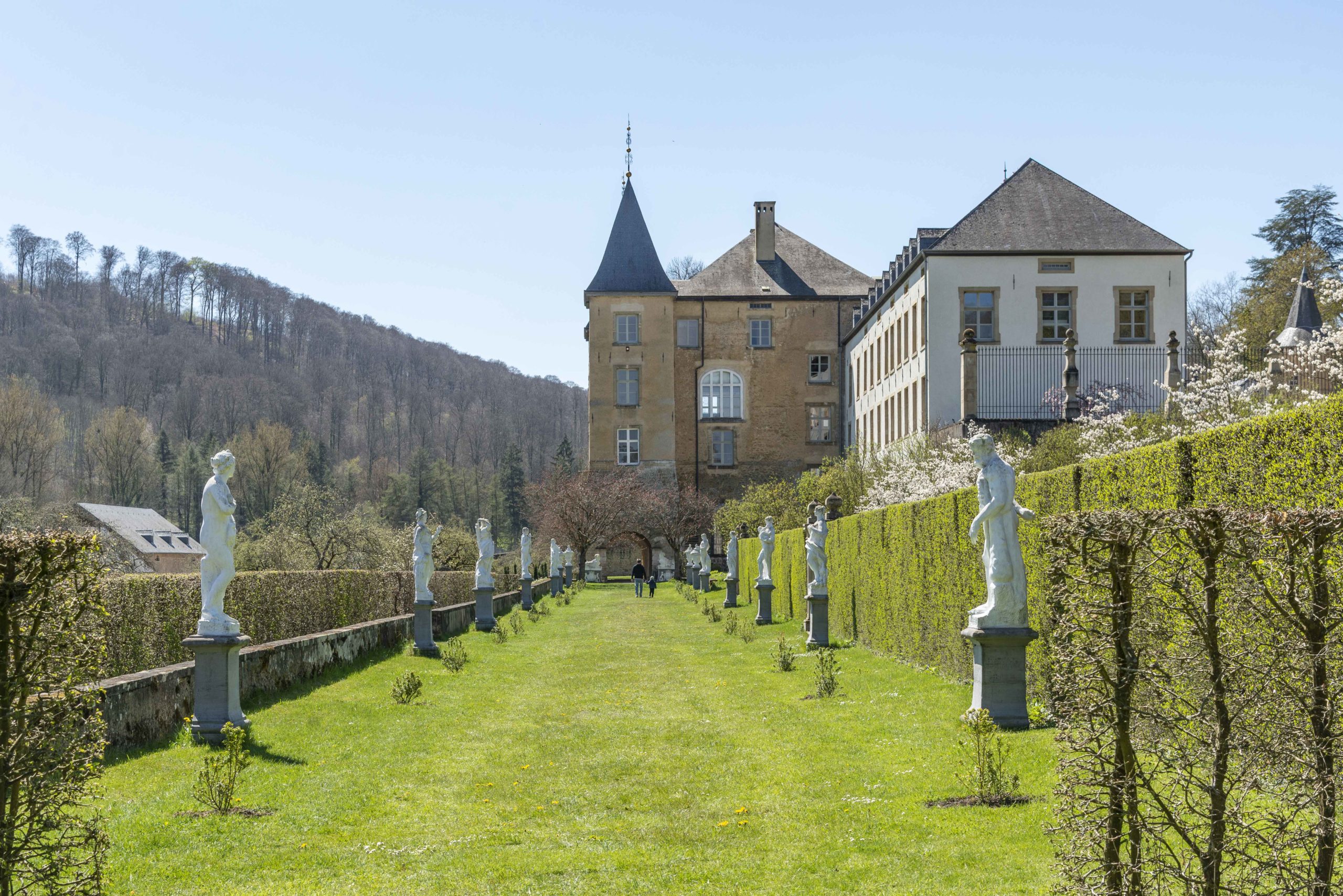 Schlossgarten in Ansembourg