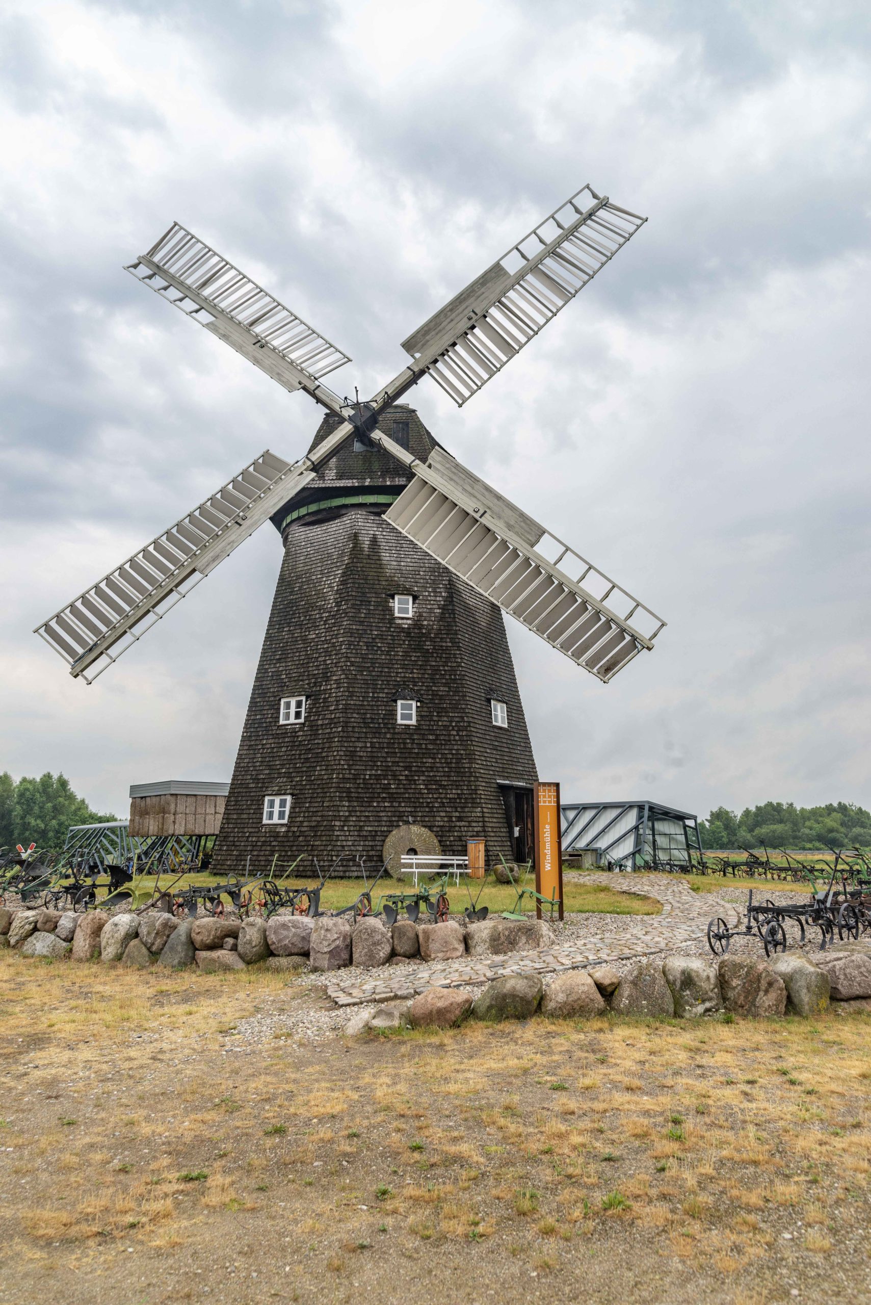 Windmühle von außen