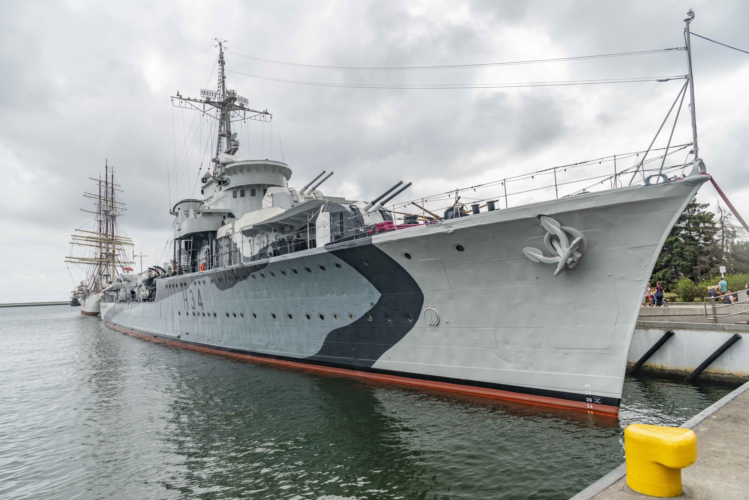 Museumsschiffe im Hafen von Gdynia