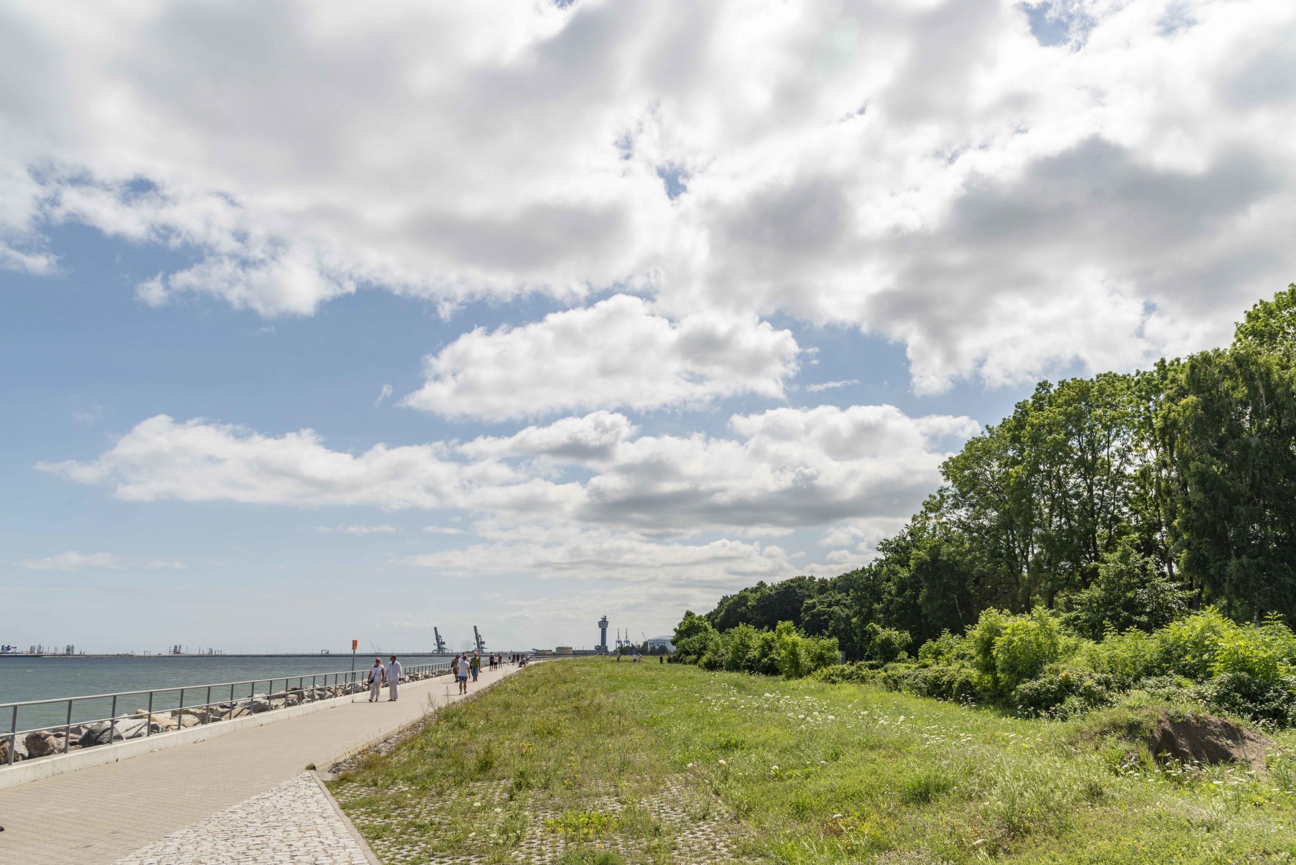 Weg an der Ostsee