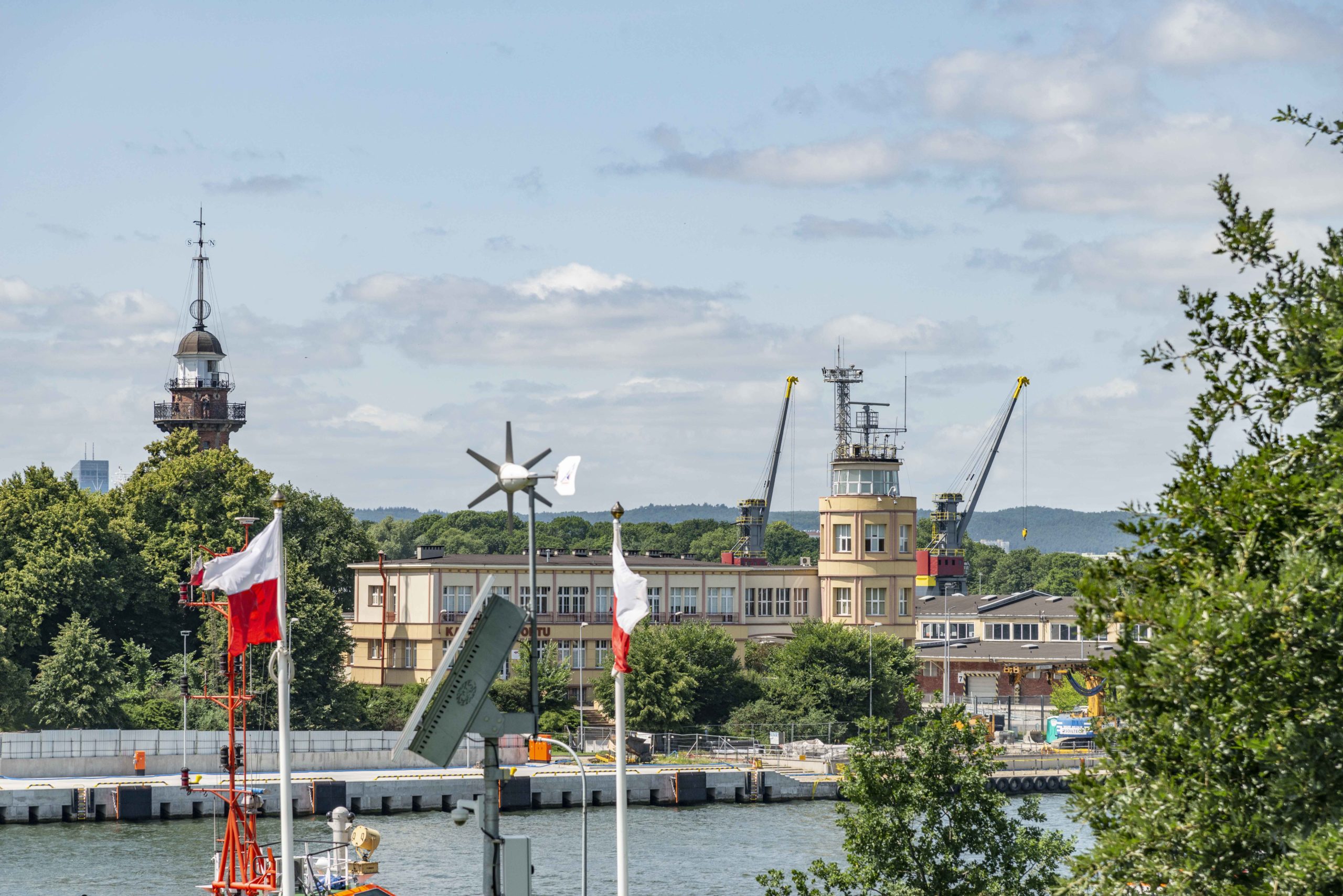 Blick zum Leuchtturm