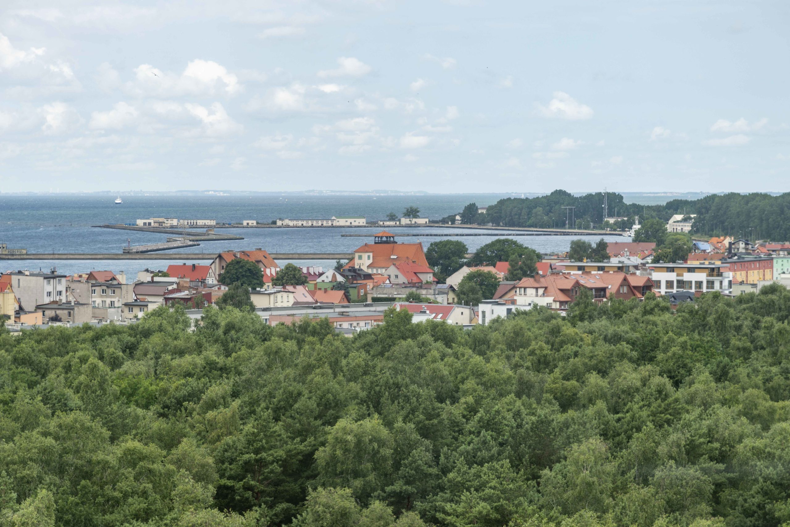 Blick vom Leuchtturm Halbinsel Hel