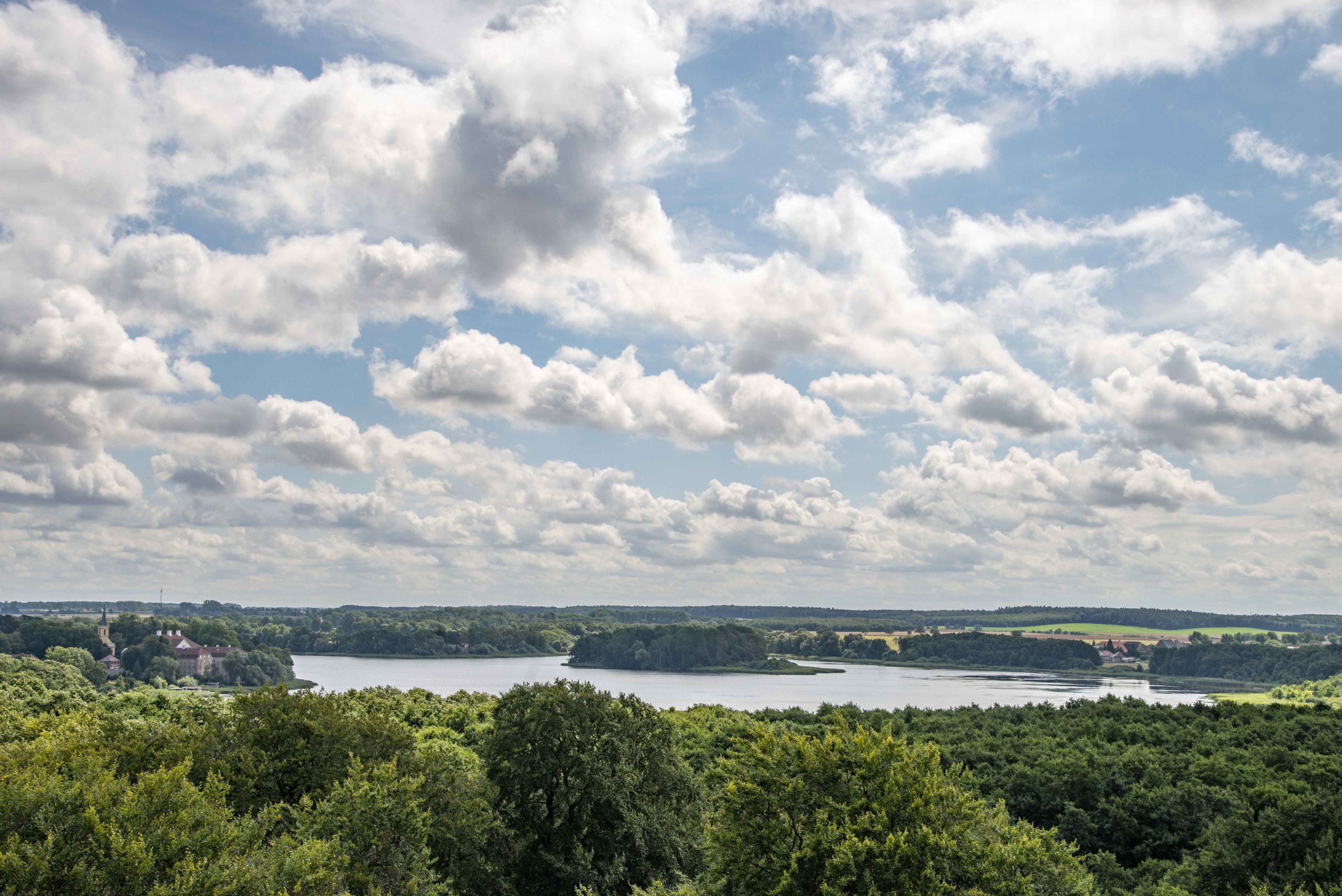 Aussicht auf den Ivenacker See