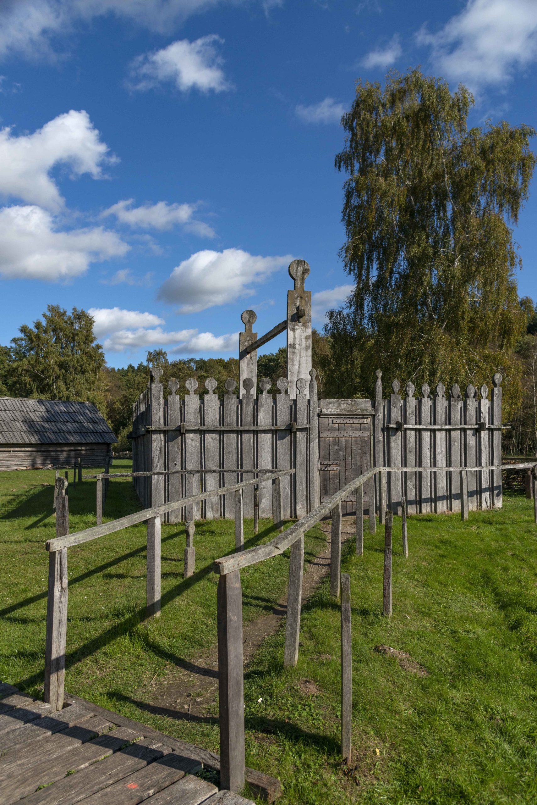 Tempel im Slawendorf