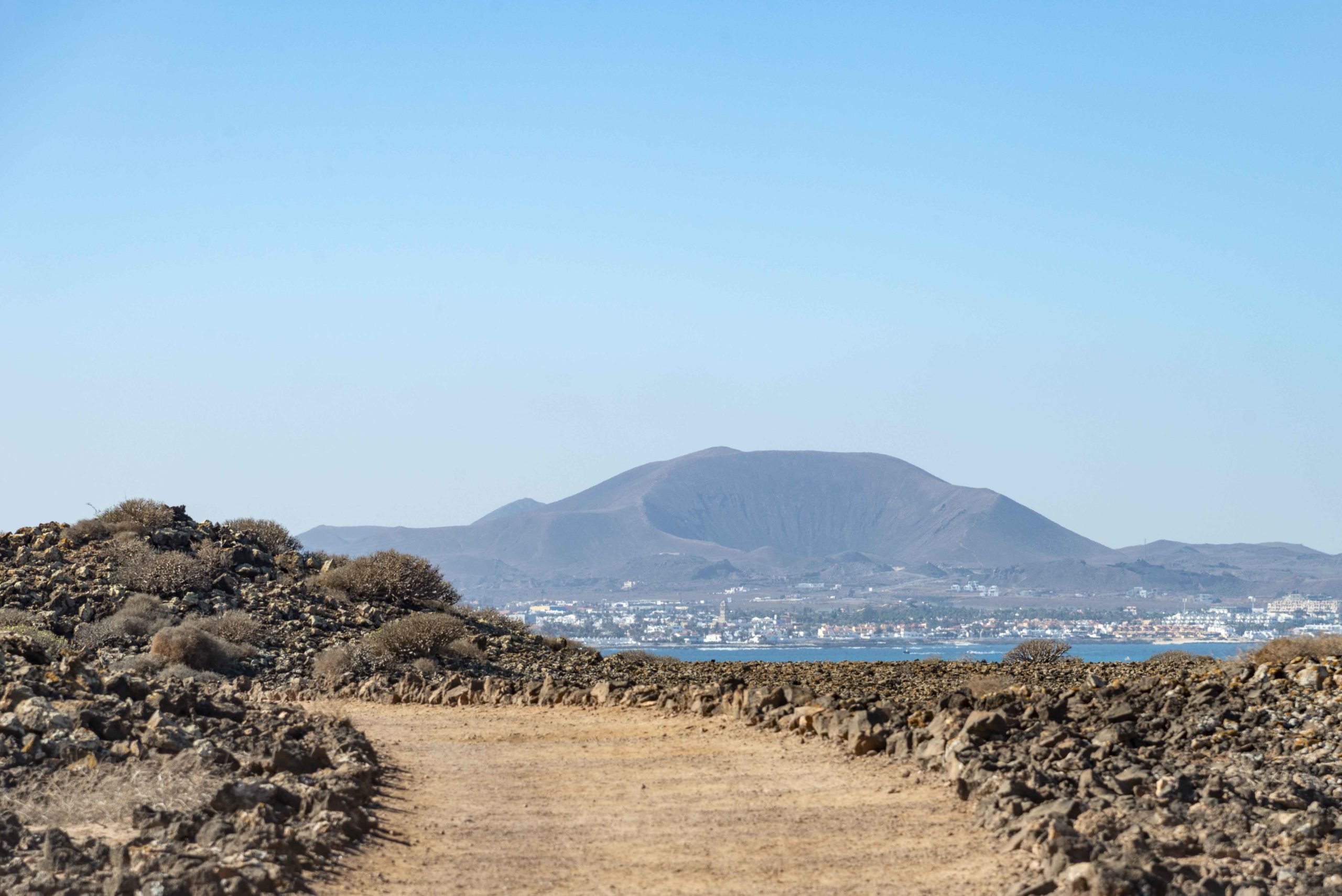 Wanderweg auf der Insel Lobos