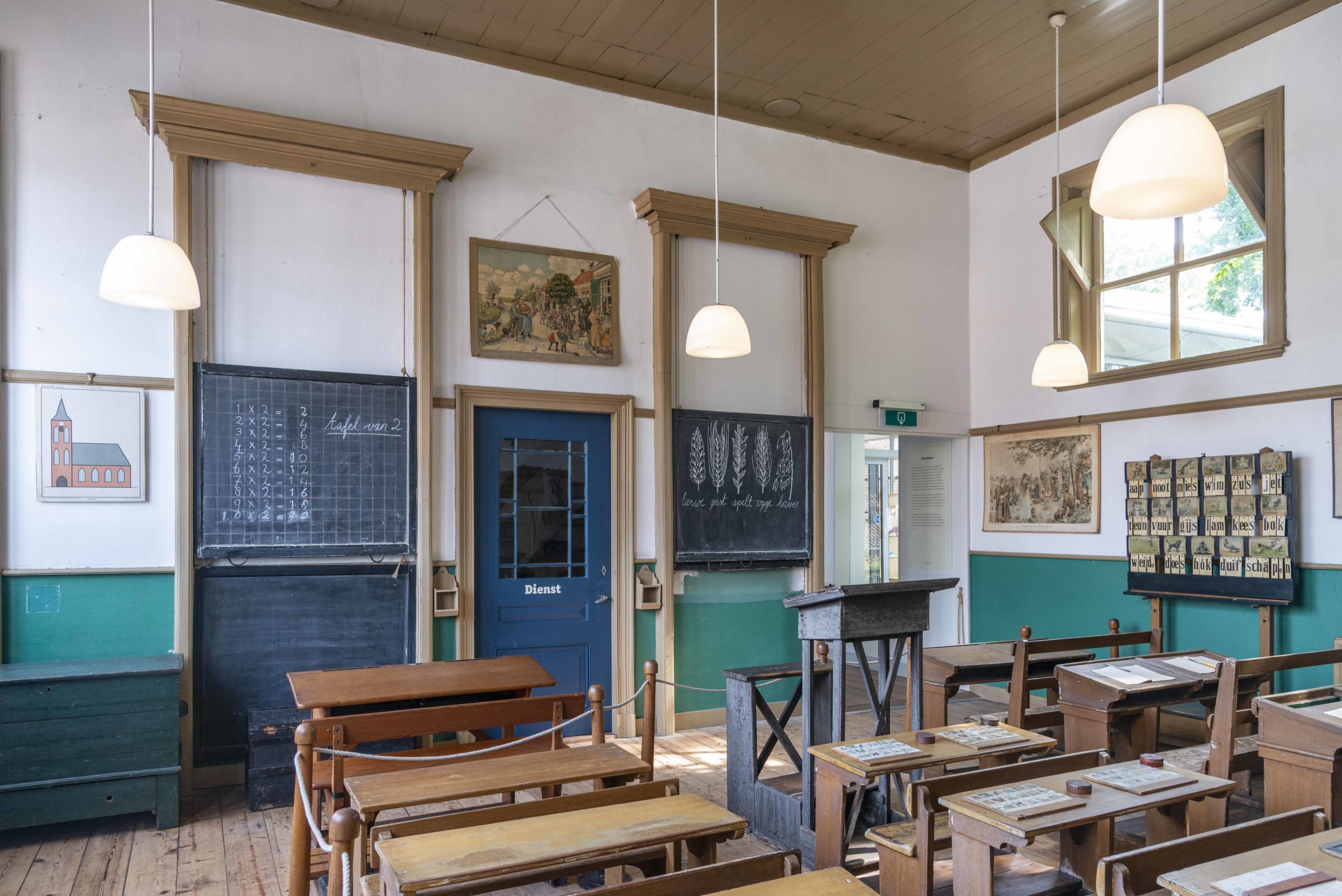 Klassenzimmer im Freilichtmuseum Het Hoogeland