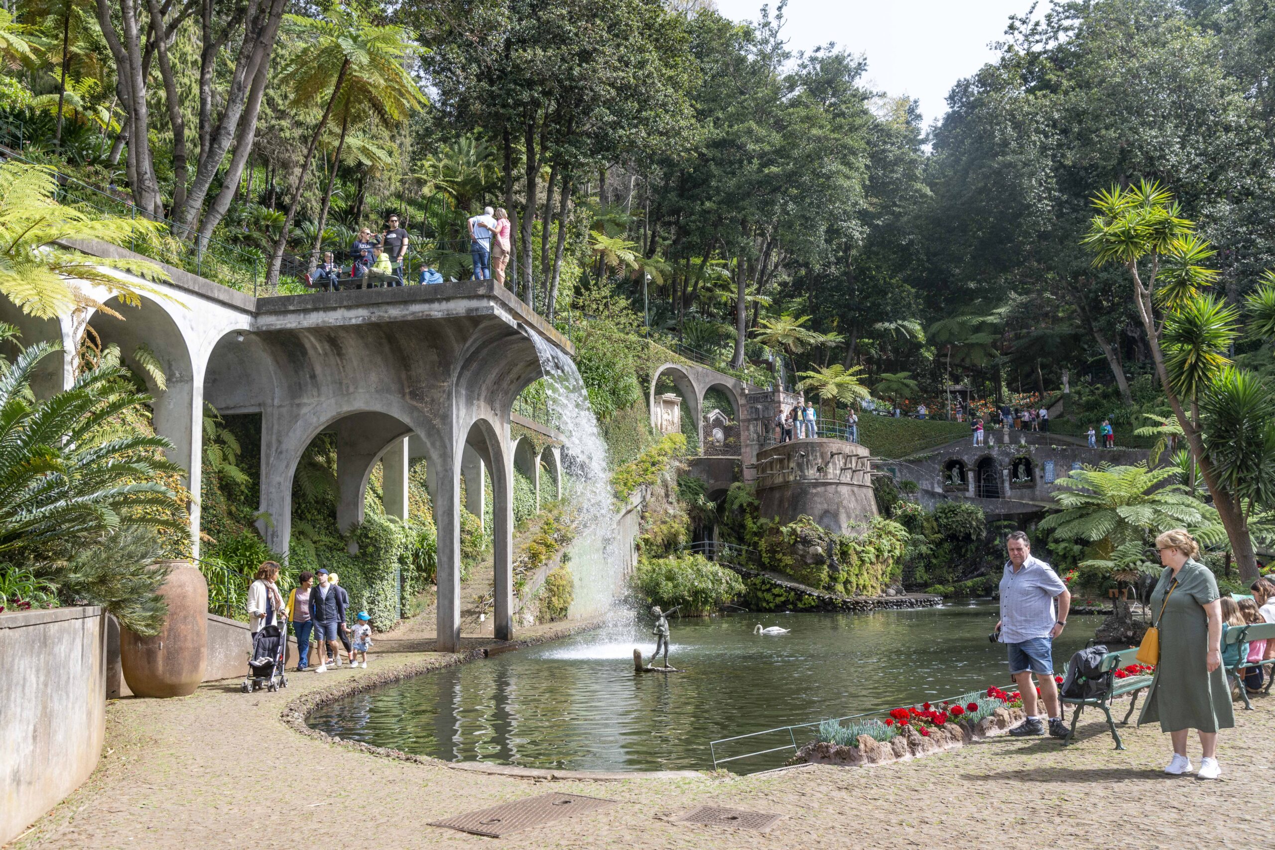 großer Teich im Monte Palace Garden