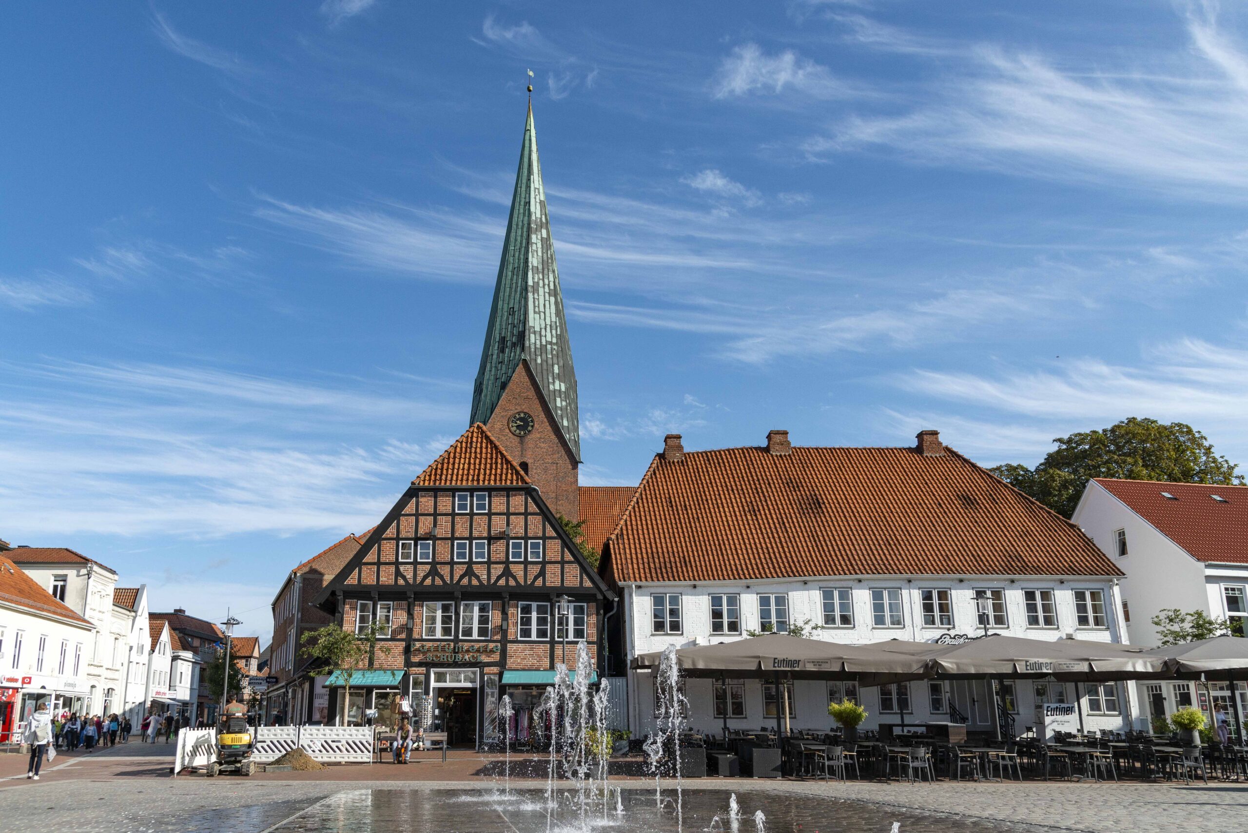 am Marktplatz in Eutin