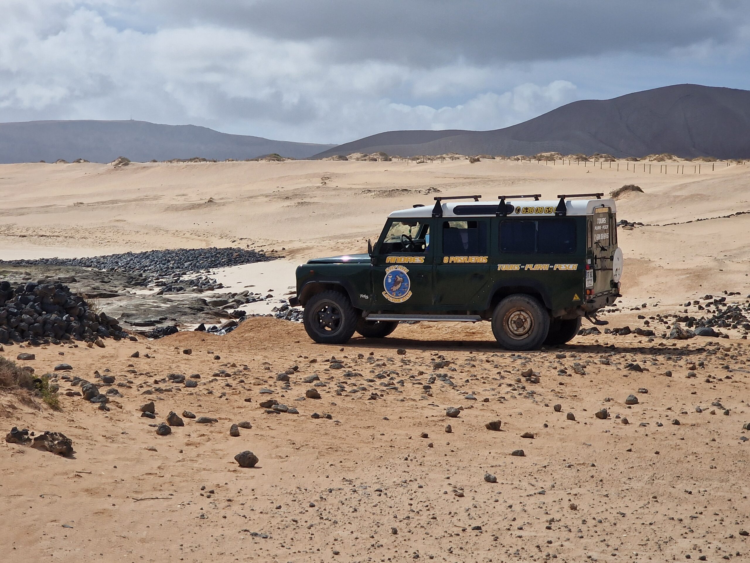 per Jeep über die Insel